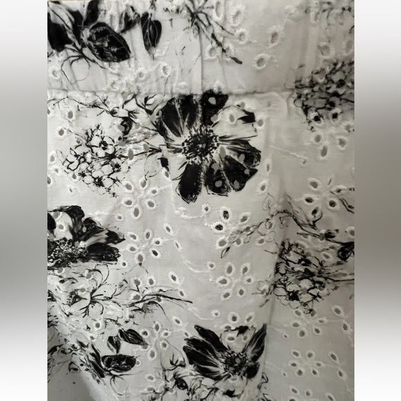 SCANLAN THEODORE - OFF THE SHOULDER - FLORAL PRINT - TIE DETAIL BLOUSE - S S/M - Picture 6 of 10